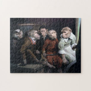 Five Fancy Monkeys Jigsaw Puzzle