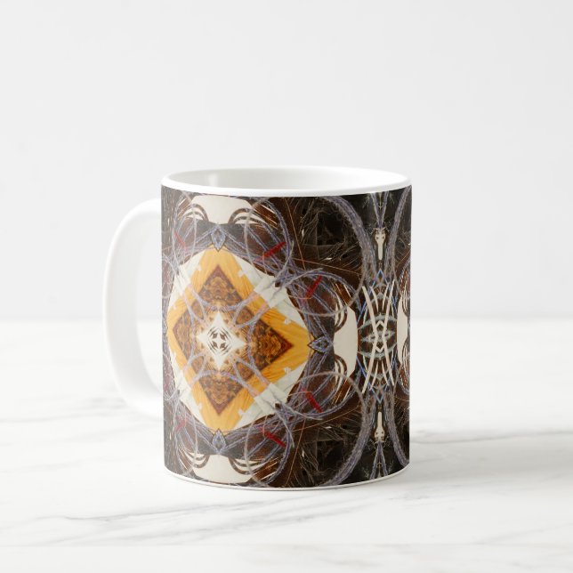 Five Feathers Coffee Mug (Front Left)