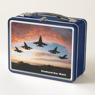 Five Fighter Jets  Metal Lunch Box