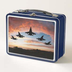 Five Fighter Jets  Metal Lunch Box