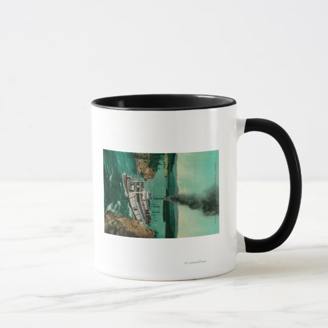 Five Finger Rapids with Steamer White Horse Mug (Right)