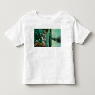 Five Finger Rapids with Steamer White Horse Toddler T-Shirt