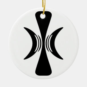 Five Fingered Hand of Eris Ceramic Tree Decoration