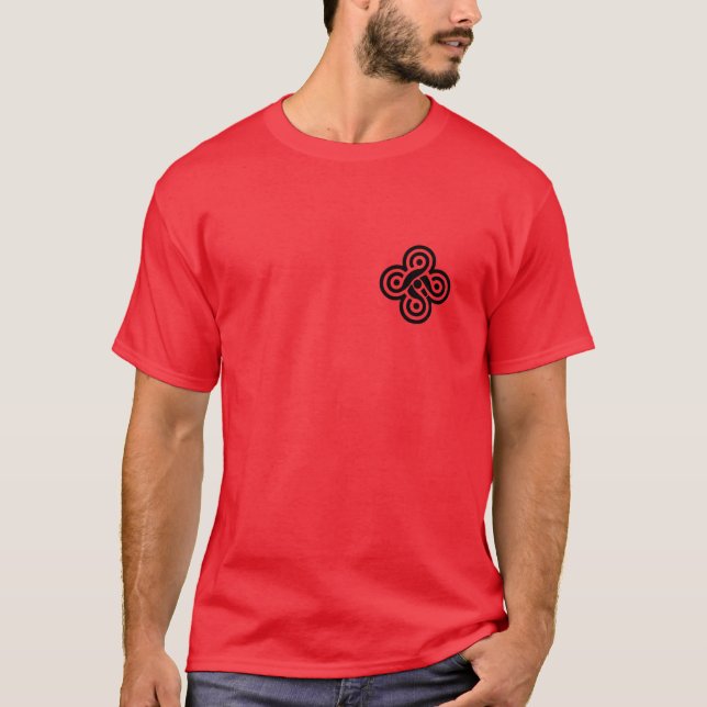 Five Fold Knot een Wolf funny funny T-Shirt (Front)