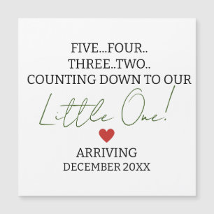 FIVE FOUR THREE TWO Counting down to pregnancy