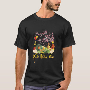 Five Fruit Tray Xuan Nham Dan Vietnamese New Year T-Shirt