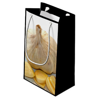 Five Garlic Slices And A Garlic Clove Small Gift Bag