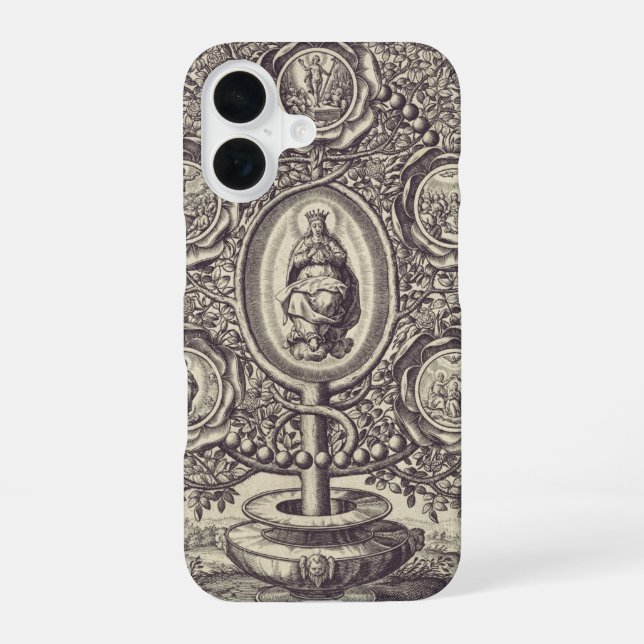 Five glorious mysteries iPhone 16 case (Back)