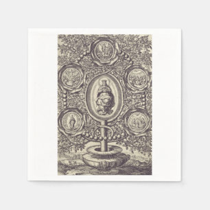 Five glorious mysteries napkin