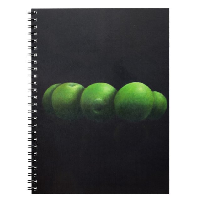Five Green Apples Notebook (Front)