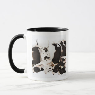 Five Harlequin Great Dane puppies sleeping Mug