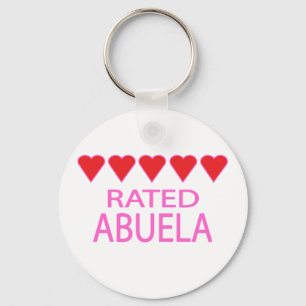 Five Heart Abuela Key Ring