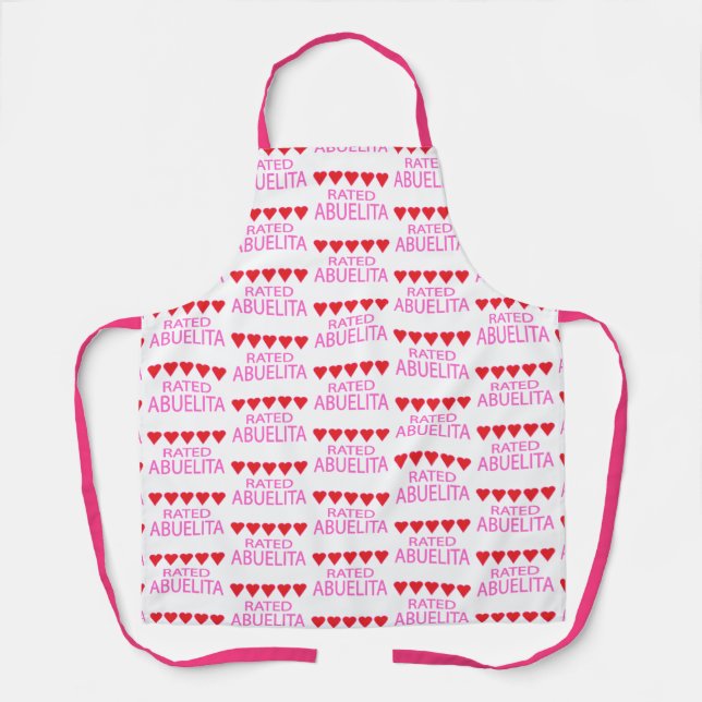 Five Heart Abuelita Apron (Front)