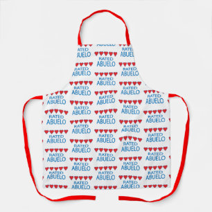 Five Heart Abuelo Apron