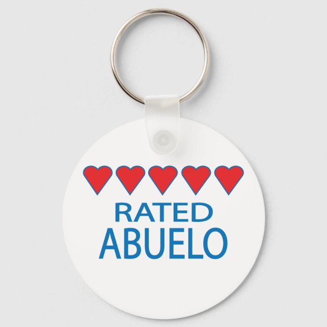 Five Heart Abuelo Key Ring (Front)
