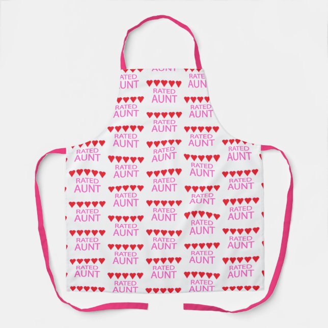 Five Heart Aunt Apron (Front)