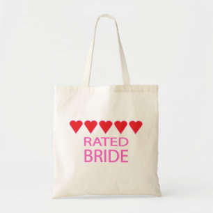 Five Heart Bride Tote Bag