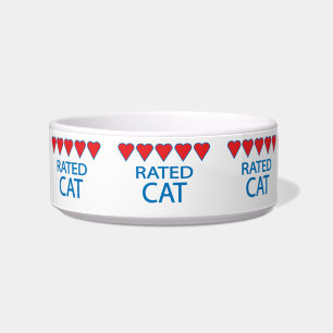 Five Heart Cat Bowl