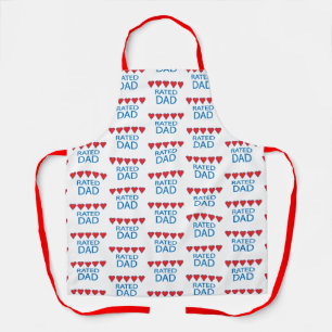 Five Heart Dad Apron