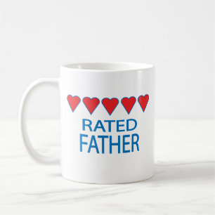 Five Heart Father Coffee Mug