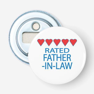 Five Heart Father-In-Law Bottle Opener