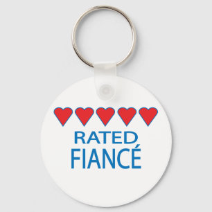 Five Heart Fiancé Key Ring
