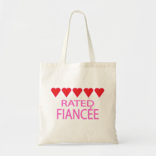 Five Heart Fiancée Tote Bag