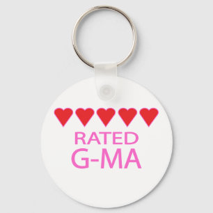 Five Heart G-Ma Key Ring