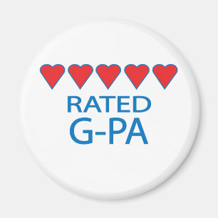 Five Heart G-Pa Magnet