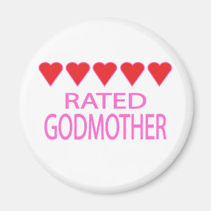 Five Heart Godmother Magnet