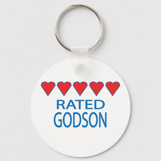 Five Heart Godson Key Ring (Front)