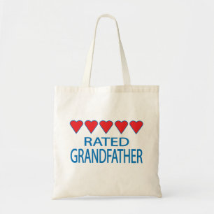 Five Heart Grandfather Tote Bag