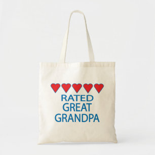 Five Heart Great Grandpa Tote Bag