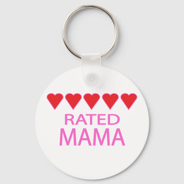 Five Heart Mama Key Ring (Front)
