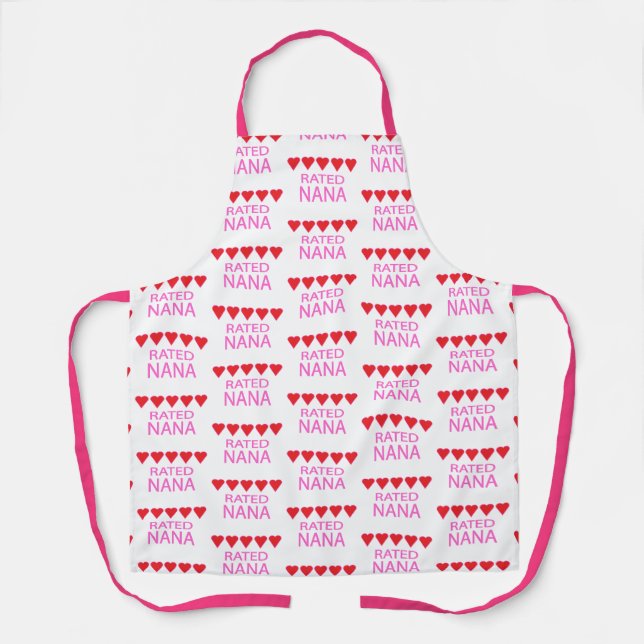 Five Heart Nana Apron (Front)