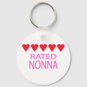 Five Heart Nonna Key Ring