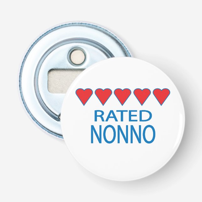 Five Heart Nonno Bottle Opener (Front)