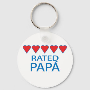 Five Heart Papá Key Ring