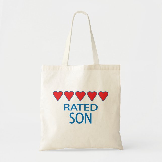 Five Heart Son Tote Bag (Front)