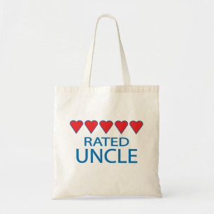 Five Heart Uncle Tote Bag