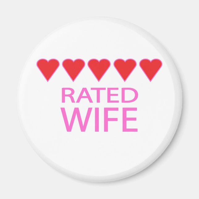 Five Heart Wife Magnet (Front)