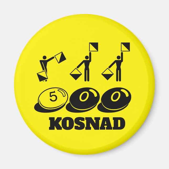 five hundredth pin created for you by the team magnet (Front)