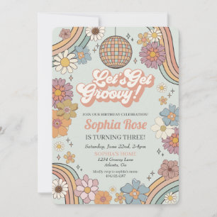 Five is a Vibe Groovy 5th birthday 70s retro