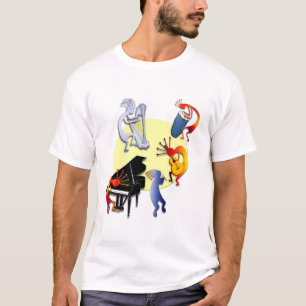 Five Kokopelli Band T-Shirt
