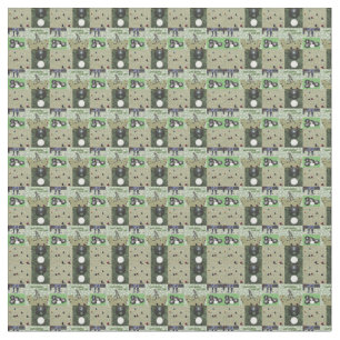 Five Lawn Bowls Images Photo Collage, Fabric