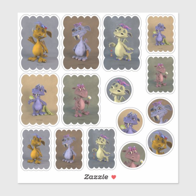 Five little dragons (Sheet)