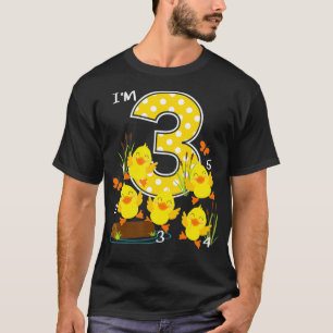 Five Little Ducks Kids Nursery Song 3rd Birthday 3 T-Shirt