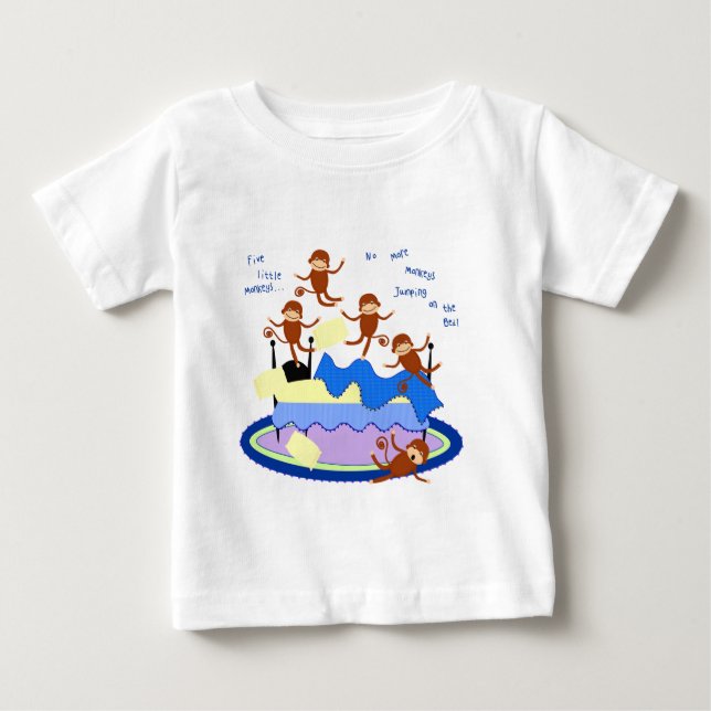 five little monkeys baby T-Shirt (Front)