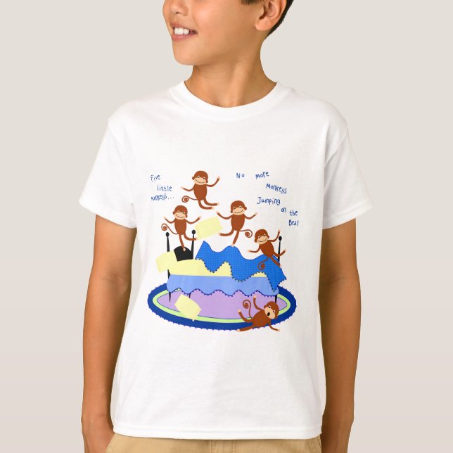 five little monkeys T-Shirt (Front)