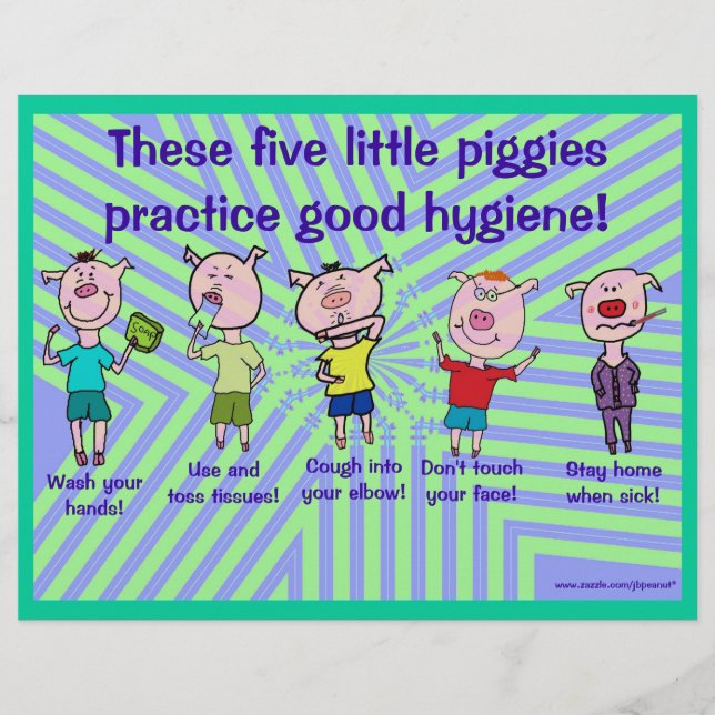 Five little piggies flyer (Front)